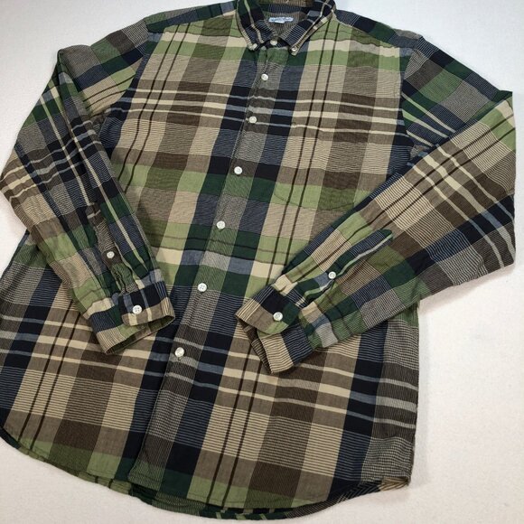 Steven Alan Shirt Men's M Multicolor Plaid Cotton Pocket Button Down Made in USA - Picture 5 of 15